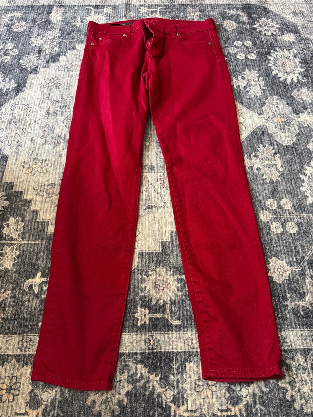 Kut from the Kloth Skinny Jeans in Bold Red